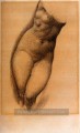 Étude pour la figure de Phyllis dans l’arbre du pardon préraphaélite Sir Edward Burne Jones